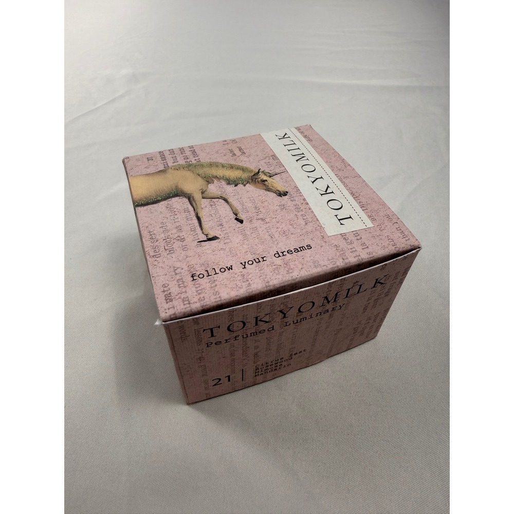 TokyoMilk No. 21 Follow Your Dreams Perfumed Luminary Candle 6 oz New